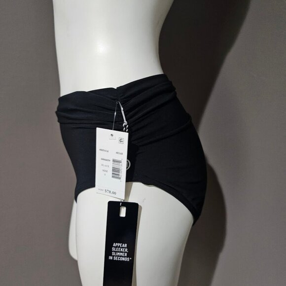 Magicsuit Solid Shirred Bikini Bottoms - Picture 3 of 9